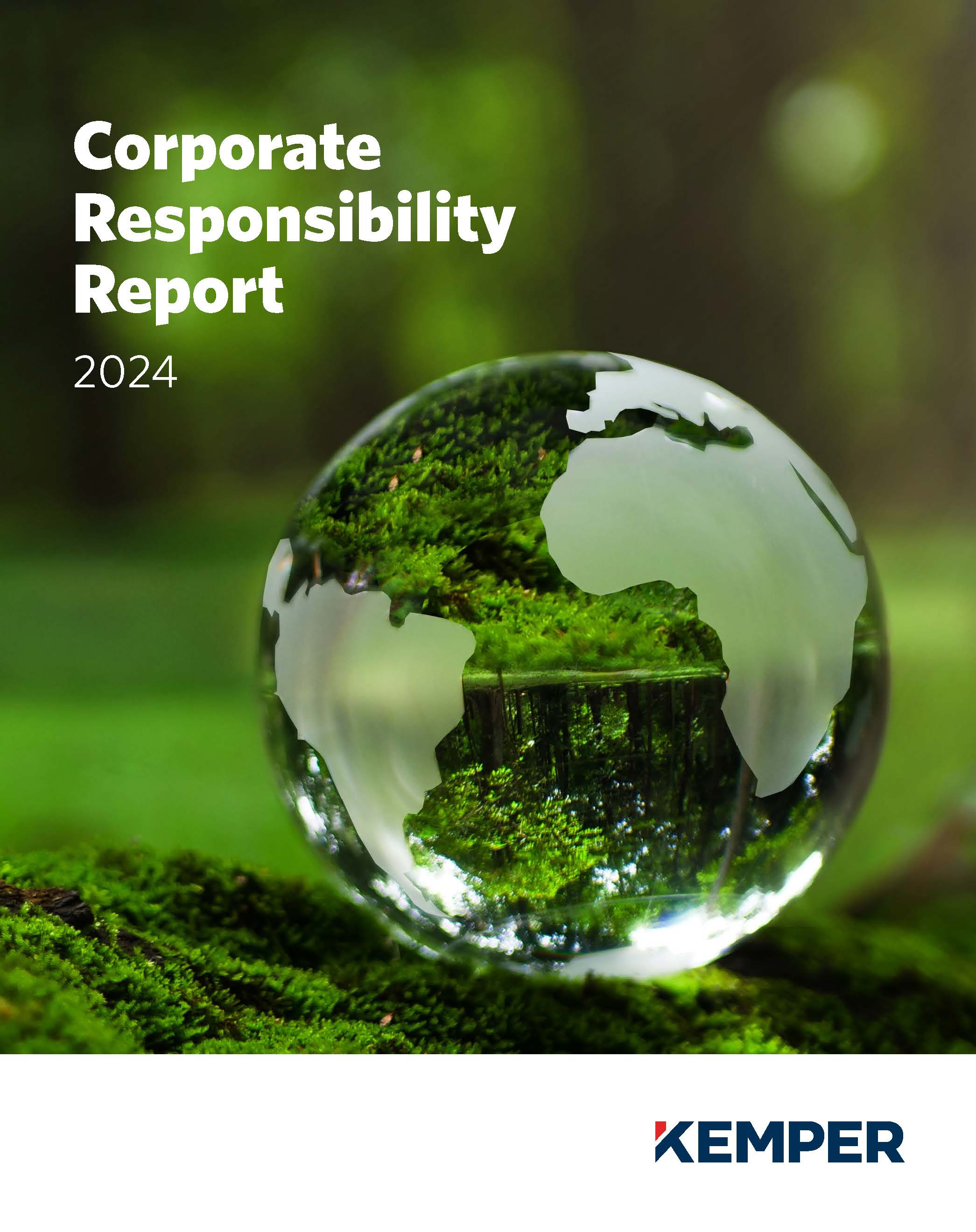 Kemper Corporate Responsibility Report cover