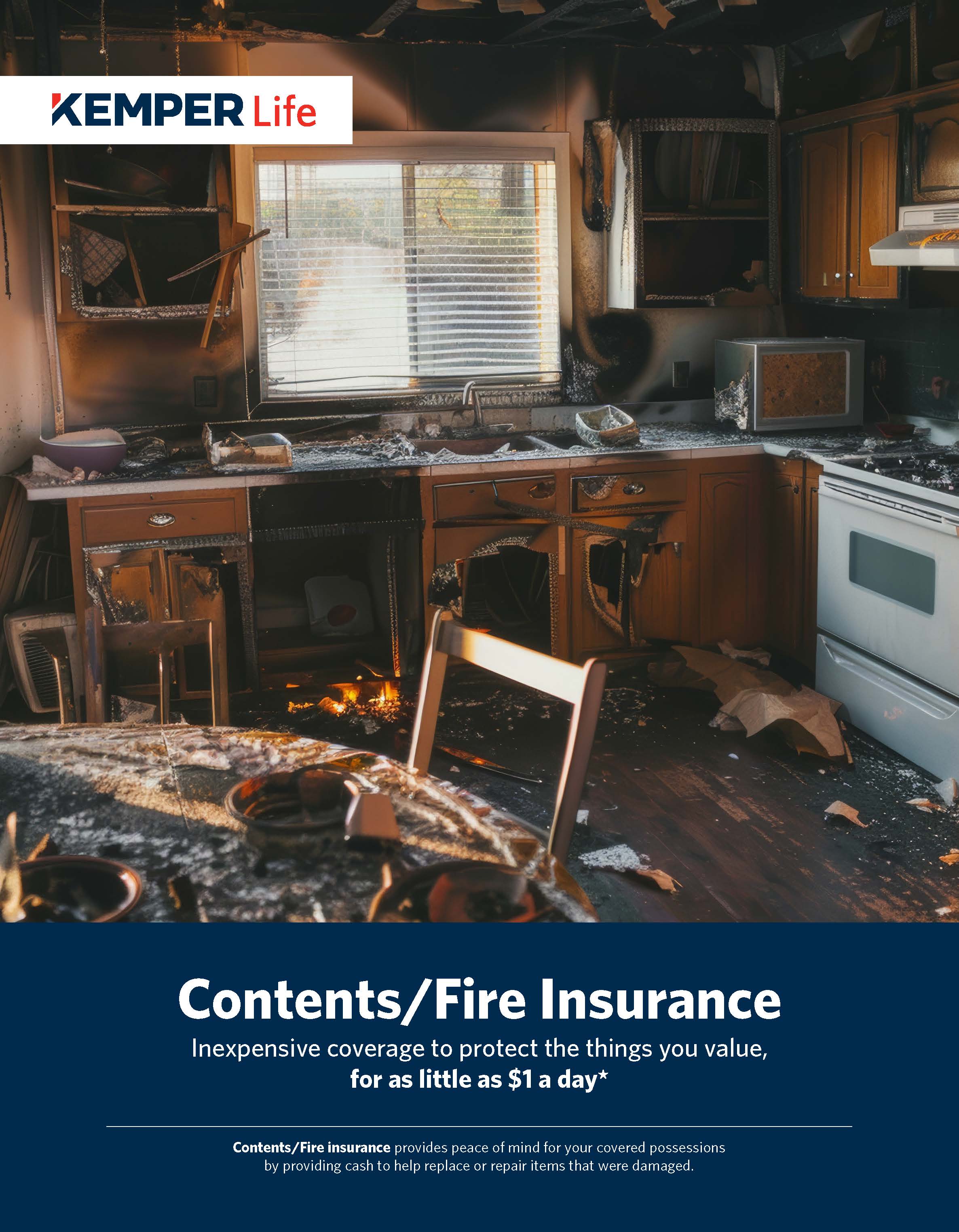 Kemper Contents and Fire Insurance brochure cover