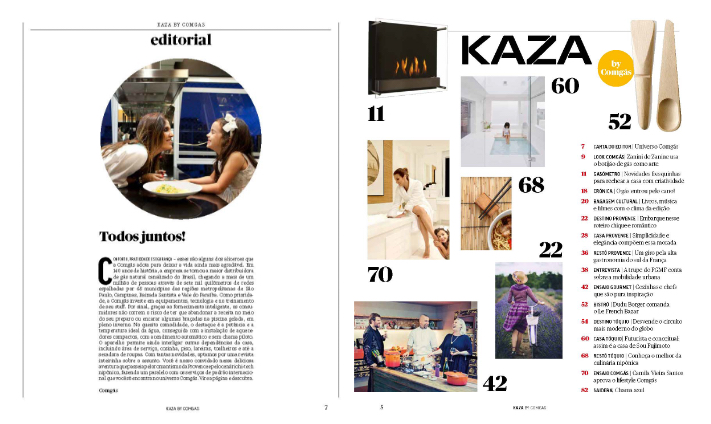 Comgás Magazine Pages 02-03