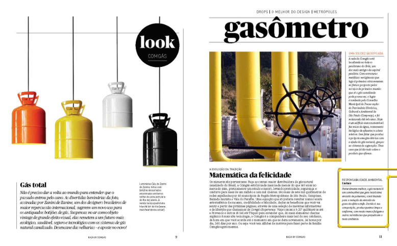 Comgás Magazine Pages 04-05